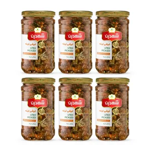 ترشی لیته شهدین - 660 گرم بسته 6 عددی