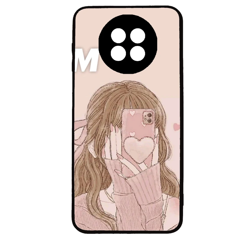 کاور قاب گارد گوشی طرح دخترانه کد 20 - TPU مناسب برای گوشی موبایل شیائومی Redmi Note 9T