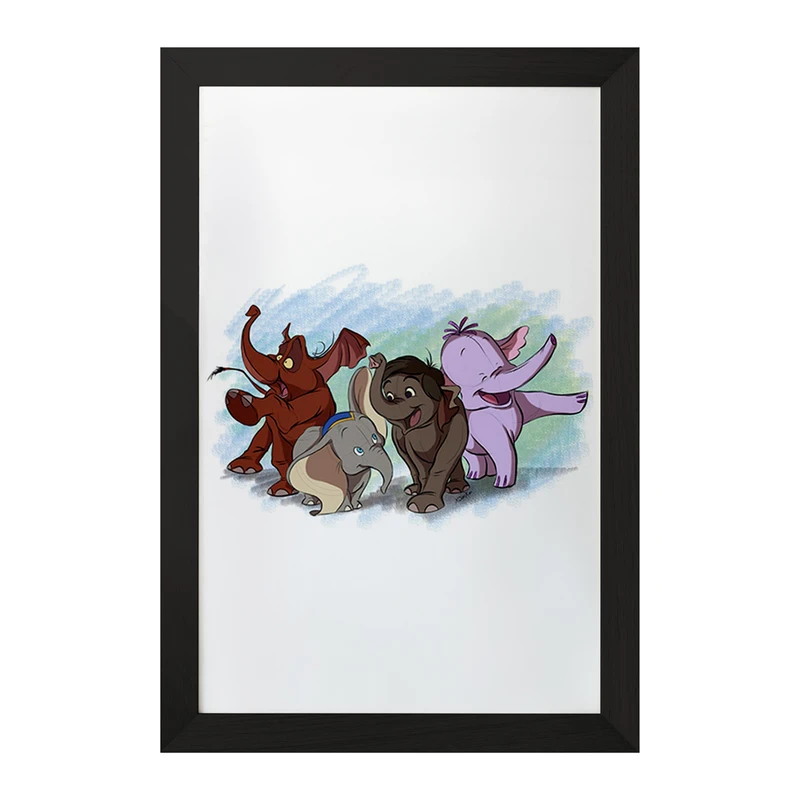 تابلو خندالو مدل دامبو Dumbo کد F2087