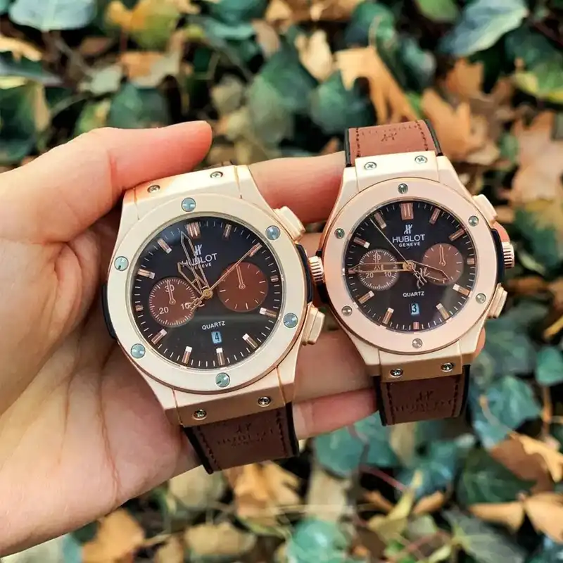 ست ساعت مچی عقربه ای زنانه و مردانه مدل  h2