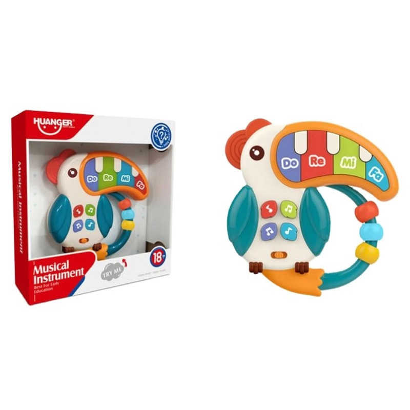 بازی آموزشی موزیکال هانگر مدل طوطی کد HE0532