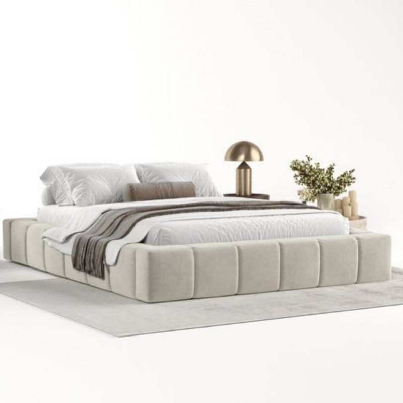 تخت خواب دو نفره کد DR 4687 سایز 200x180 سانتی متر