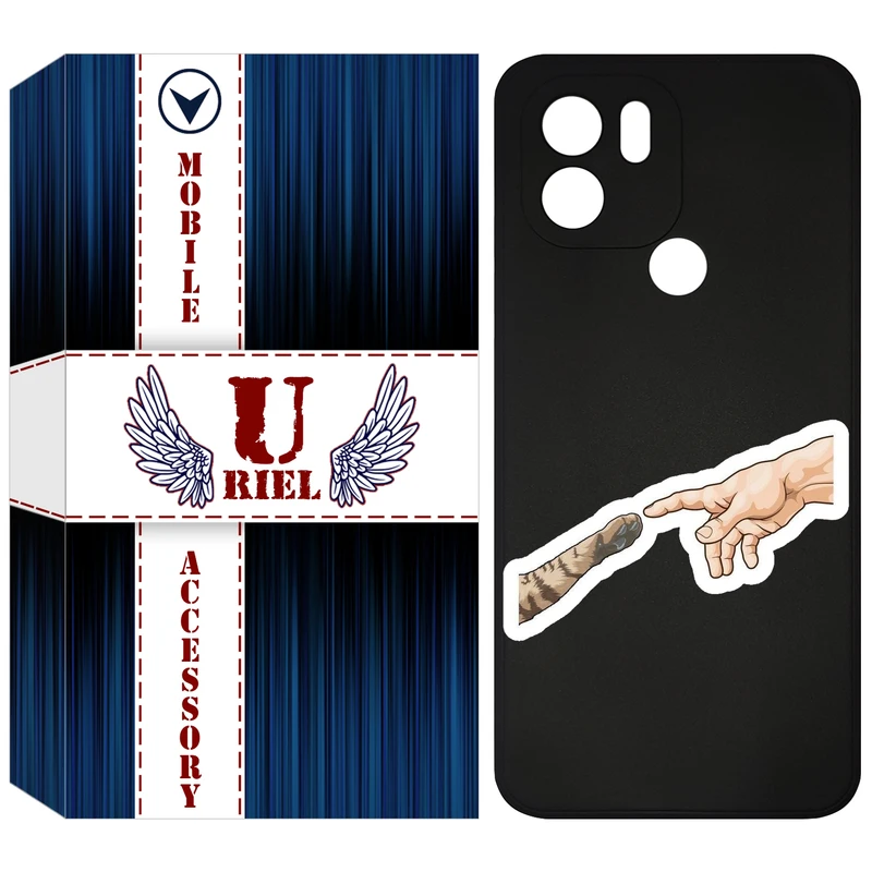 کاور یوریل مدل KSH کد 94 طرح دست گربه مناسب برای گوشی موبایل شیائومی Redmi A1 Plus / A2 Plus / Poco C50