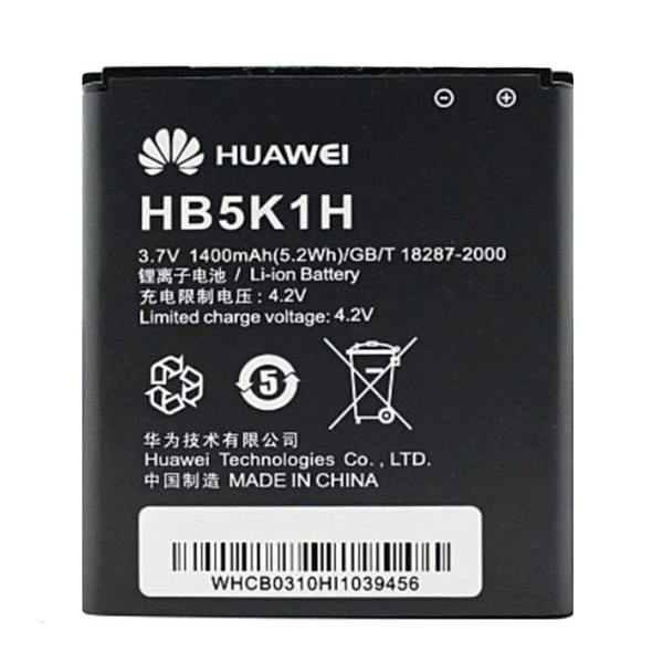 باتری موبایل مدل HB5K1H ظرفیت 1400 میلی آمپر ساعت مناسب برای گوشی موبایل هوآوی ascend y200