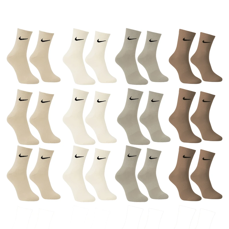 جوراب ساق کوتاه زنانه مدل NK4 بسته 12 عددی