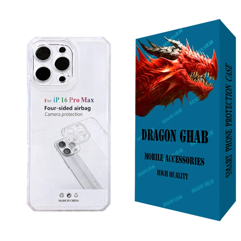 کاور دراگون قاب مدل JELL طرح ژله ای مناسب برای گوشی موبایل اپل iPhone 16 Pro Max