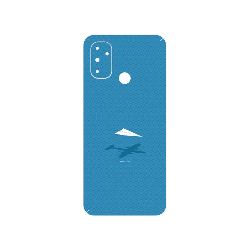 برچسب پوششی ماهوت مدل Minimal Paper Airplane مناسب برای گوشی موبایل وان پلاس Nord N100