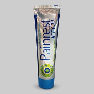 ژل ضد درد موضعی پین رست مدل ICE GEL حجم 100 میلی‌لیتر با اثر خنک‌کنندگی منتول و تیمول، تسکین سریع اسپاسم، کوفتگی، کشیدگی عضلات، آرتریت و دردهای ورزشی، حاوی ویتامین E و B5، مناسب انواع پوست