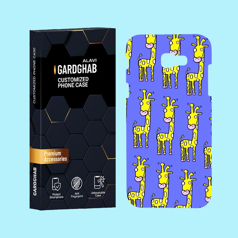 کاور گارد قاب علوی مدل پترن فانتزی مناسب برای گوشی موبایل سامسونگ Galaxy A720 / A7 2017