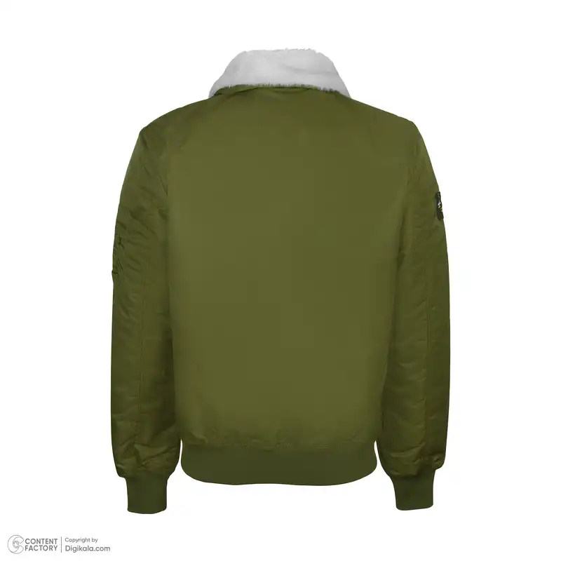 کاپشن مردانه مدل خلبانی آلفا یقه خزدار