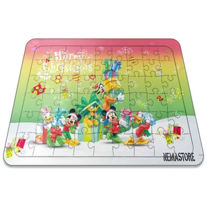 پازل 54 تکه نمااستور طرح کریسمس دیزنی لند کد 1009