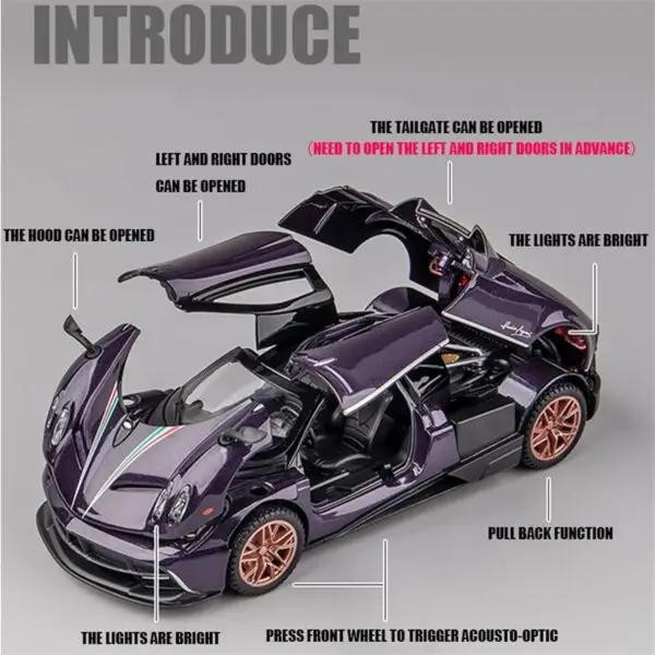 ماکت ماشین مدل Pagani Huayra