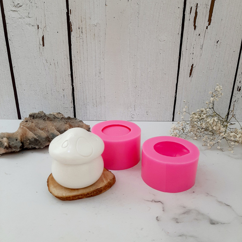 قالب سیلیکونی مدل بانکه طرح قارچ مجموعه 2 عددی