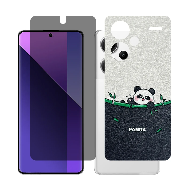 محافظ صفحه نمایش حریم شخصی گلس مدل Together مناسب برای گوشی موبایل شیائومی Redmi Note 13 Pro Plus به همراه برچسب پوششی پشت گوشی