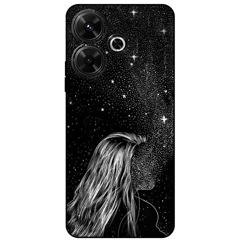کاور مگافون طرح دخترانه مدل 8264 مناسب برای گوشی موبایل شیائومی Redmi 13 4G