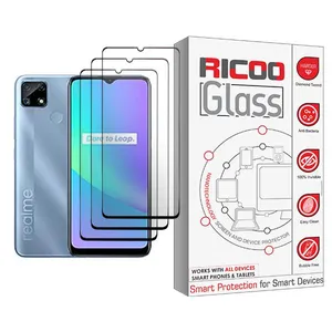 Ricoo Ricoo Glass MIX003 Screen Protector For Realme C25 Pack Of 3