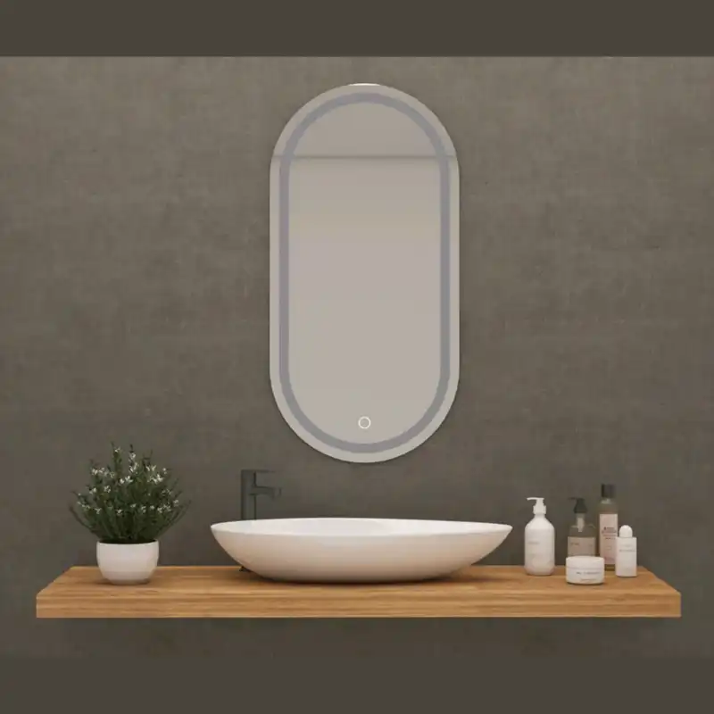 آینه  سرویس بهداشتی سایا کابینت مدل بیضی