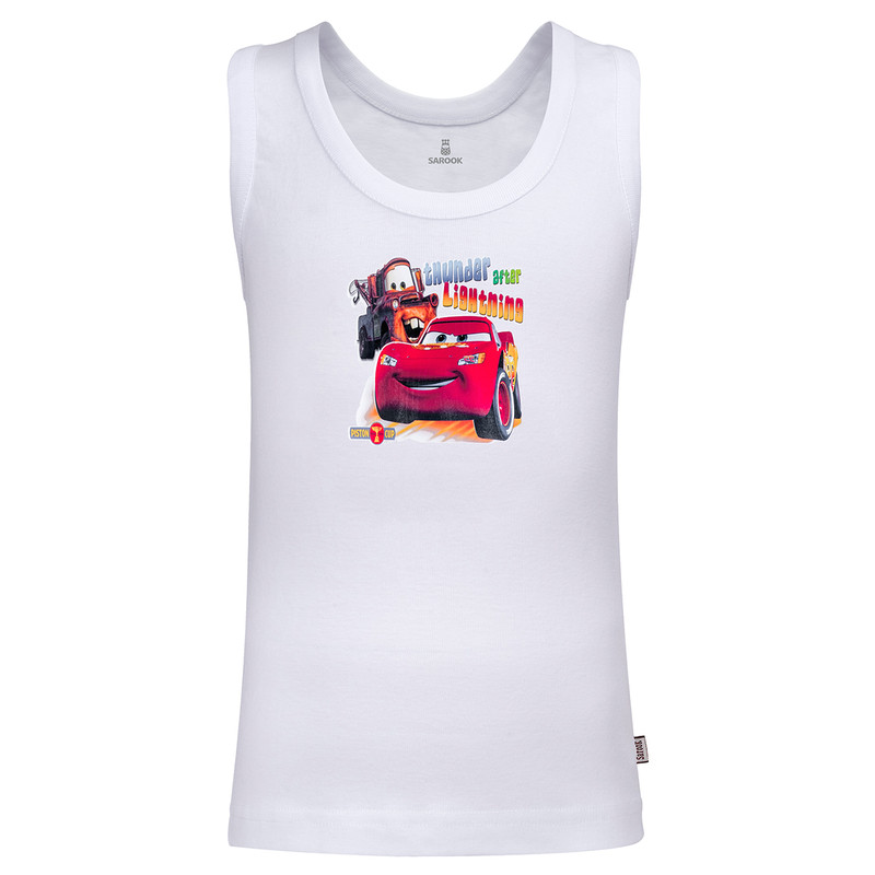 تاپ پسرانه ساروک کد 04 رنگ سفید