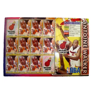 تمبر یادگاری مدل بسکتبال آنتونی واکر کد bg-1598 مجموعه 12 عددی