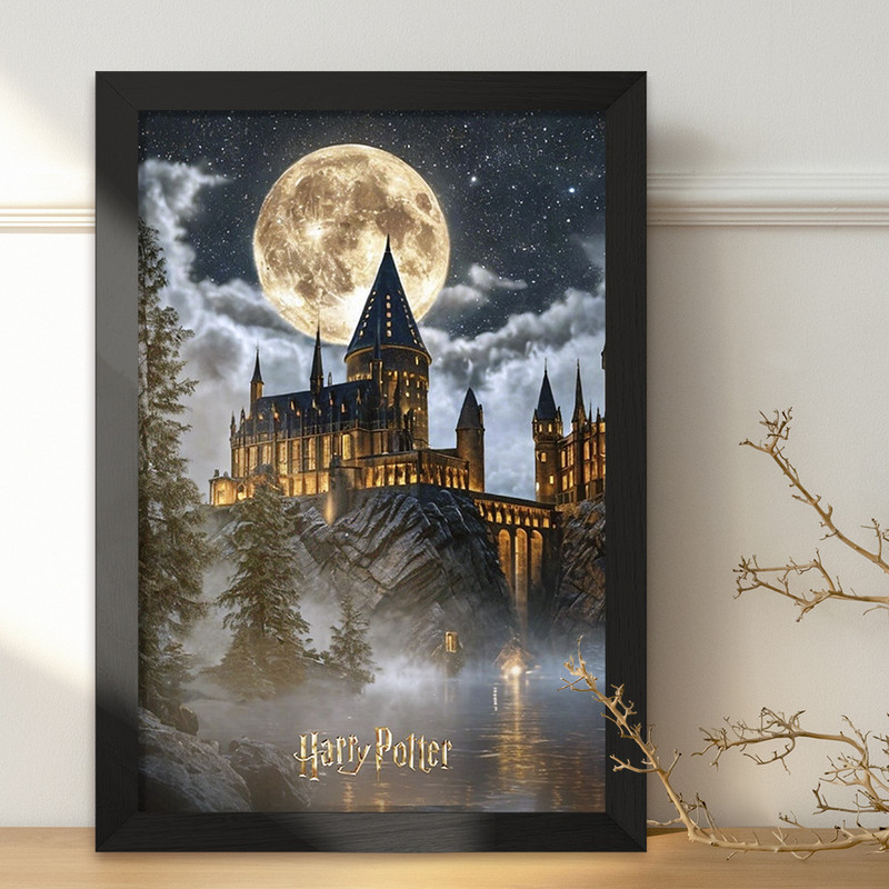 تابلو خندالو مدل هاگوارتز هری پاتر (Harry Potter) کد F8825