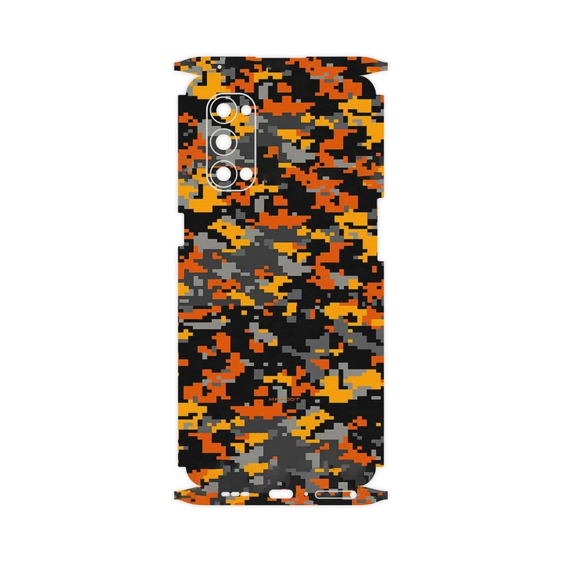 برچسب پوششی ماهوت مدل Army_Autumn_Pixel-FullSkin مناسب برای گوشی موبایل اپو Reno4 Pro 5G