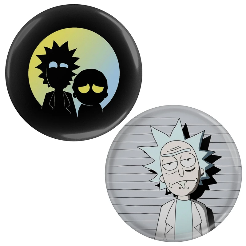 نشانگر کتاب مدل انیمیشن ریک و مورتی کد S15107-118 بسته 2 عددی