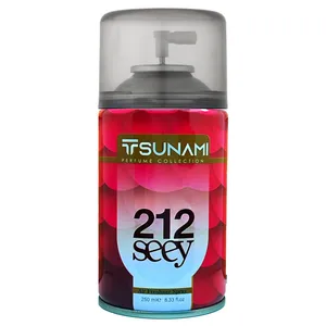 اسپری خوشبوکننده هوا تسونامی مدل 212 حجم 250 میلی لیتر