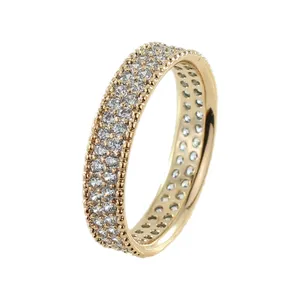 انگشتر زنانه ژوپینگ مدل پر نگین کد AAE-137