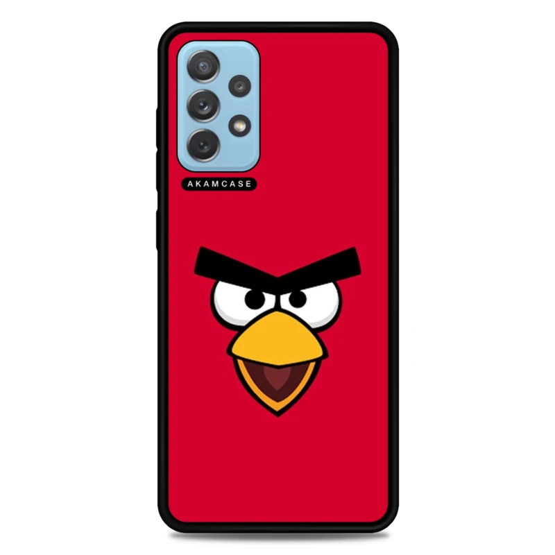 کاور آکام مدل AMC-WSGA72-ANGRY BIRDS18 مناسب برای گوشی موبایل سامسونگ Galaxy A72