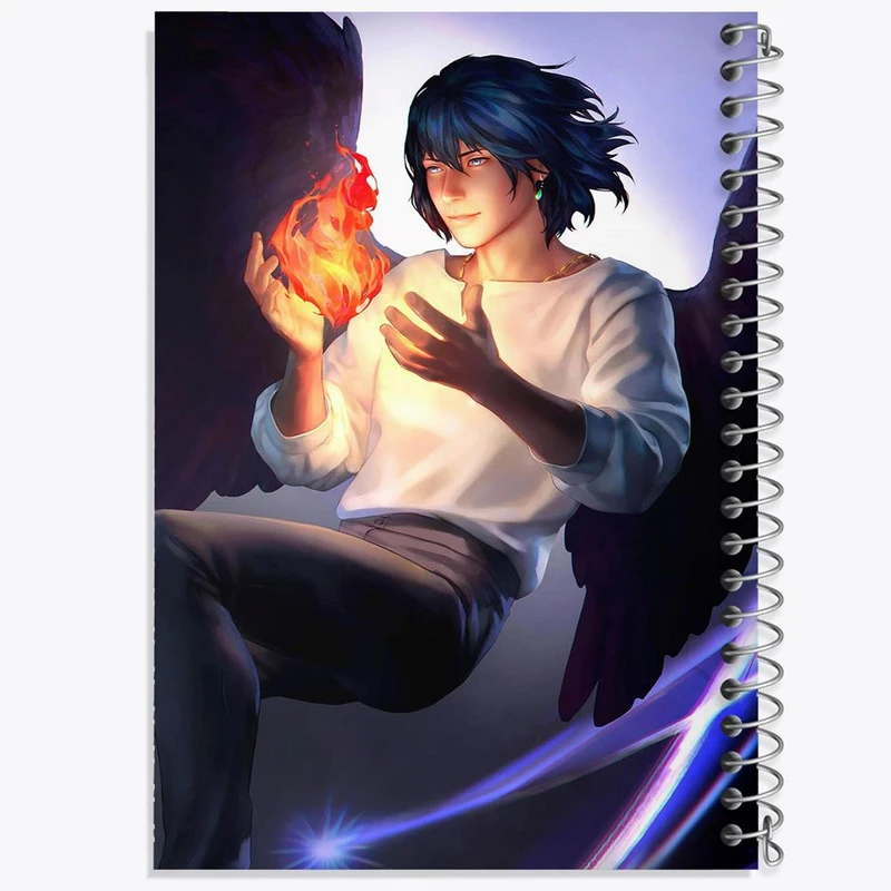 دفتر نت موسیقی 50 برگ خندالو مدل هاول پندراگون انیمه قلعه متحرک هاول کد 12899