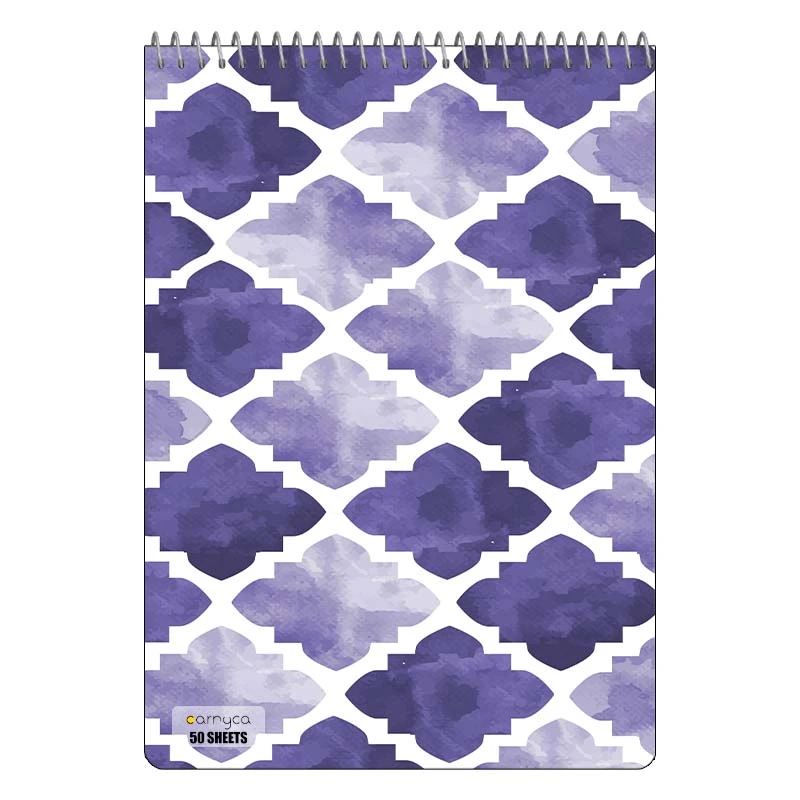 دفتر نقاشی 50 برگ سیمی کارنیکا طرح پترن هندسی Geo Pattern کد 39986