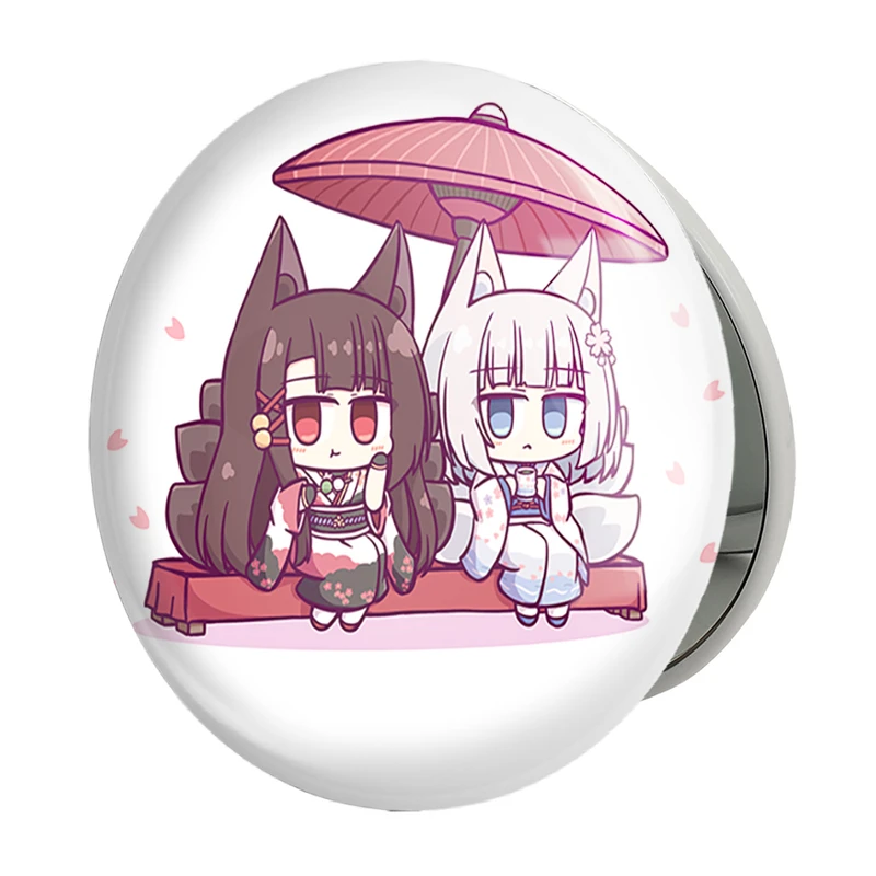 آینه جیبی خندالو طرح بازی آزور لین (Azur Lane) مدل تاشو کد 34278
