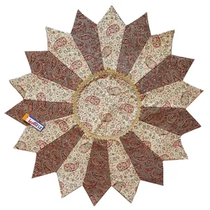 رومیزی ترمه کریز مدل گل کد sanBR932