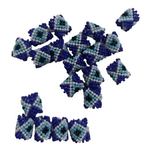 حلقه پای کبوتر مدل چشم نظر کد 03 مجموعه 10 عددی 