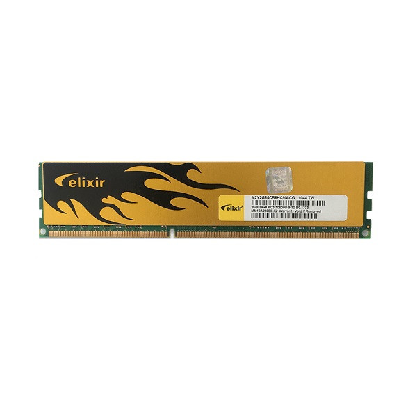 رم دسکتاپ DDR3 تک کاناله 1333 مگاهرتز CL9 الیکسیر مدل PC3-10600 ظرفیت 2 گیگابایت