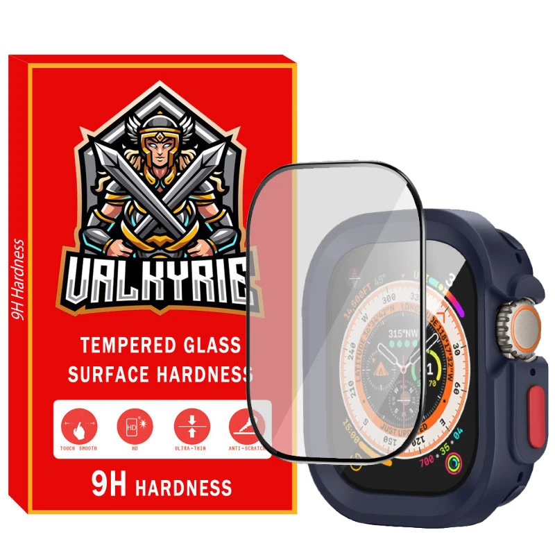 کاور والکری مدل AMIZEE Silicone Case Pmma مناسب برای اپل واچ سری Ultra سایز 49 میلی متری به همراه محافظ صفحه نمایش