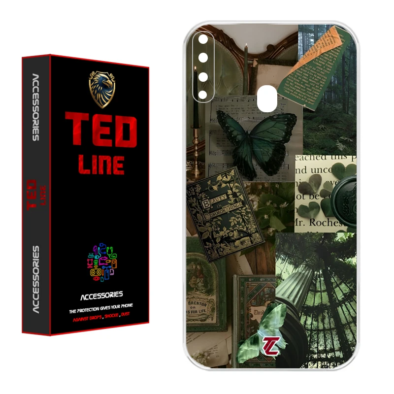 کاور تد لاین طرح کلاژ هنری کد 1118 مناسب برای گوشی موبایل سامسونگ Galaxy A20S