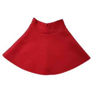 دامن زنانه مدل کوتاه فون رنگ قرمز