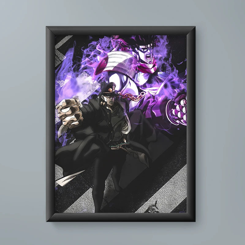 تابلو مدل انیمه جوتارو کوجو جوجو Joutarou Kuujou JoJo anime 04
