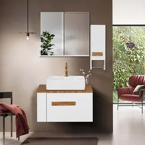 ست کابینت و روشویی آزالیا مدل WB06 به همراه آینه و باکس