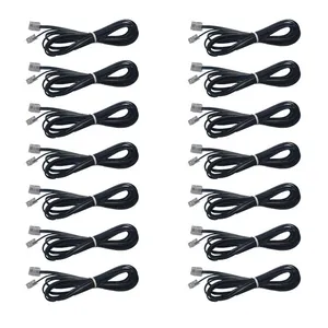 کابل تلفن کد 005 طول 2 متر بسته 14 عددی