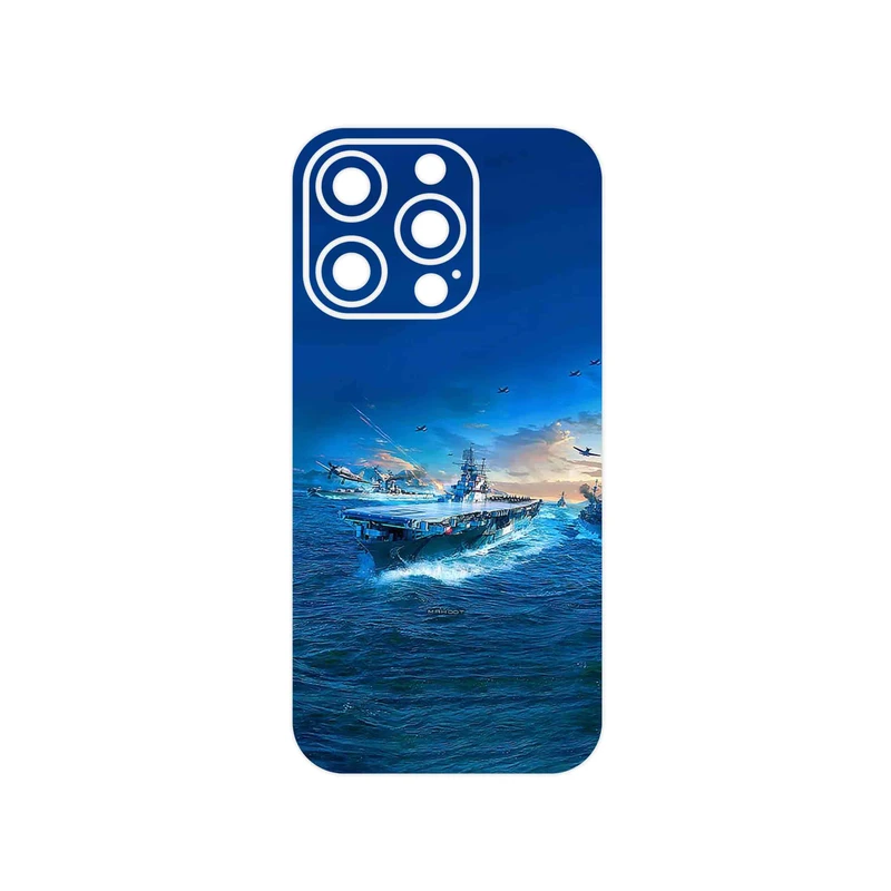 برچسب پوششی ماهوت مدل Warship مناسب برای گوشی موبایل اپل iPhone 14 Pro