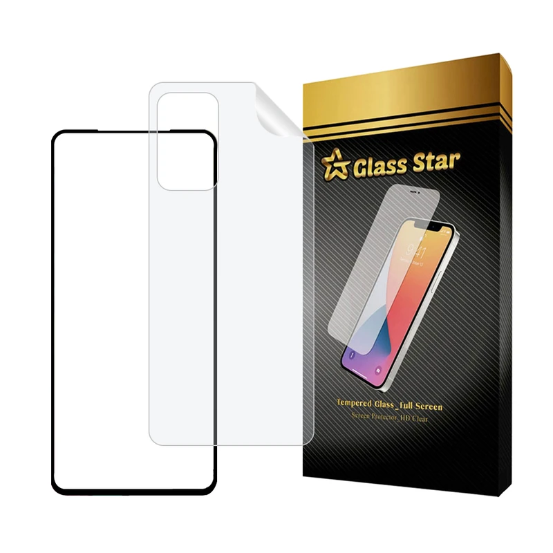 محافظ صفحه نمایش گلس استار مدل FUNABKGS مناسب برای گوشی موبایل سامسونگ Galaxy A52 4G /  A52 5G / A52s 5G به همراه محافظ پشت گوشی