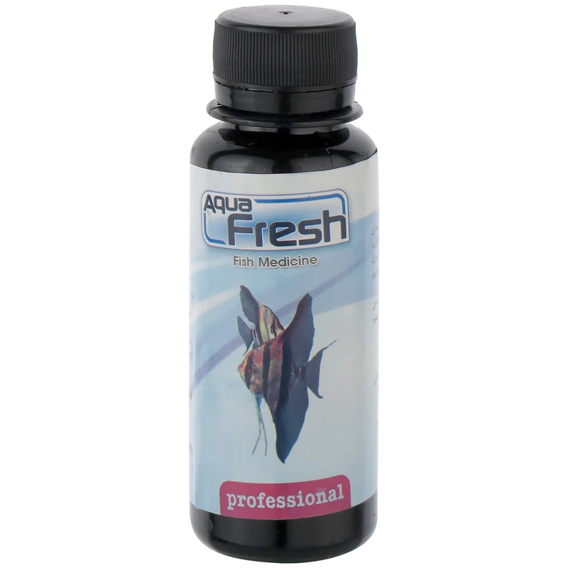 محلول ضد سفیدک ماهی مدل Aqua fresh حجم 100 میلی لیتر