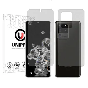 UNIPRO Explosion Proof model matte screen protector suitable for Samsung Galaxy S20 Ultra mobile phone along with the back protector