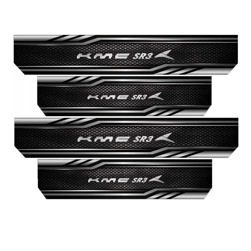 برچسب بدنه خودرو رایسان کد SP20133 مناسب برای کی ام سی SR3 مجموعه 4 عددی