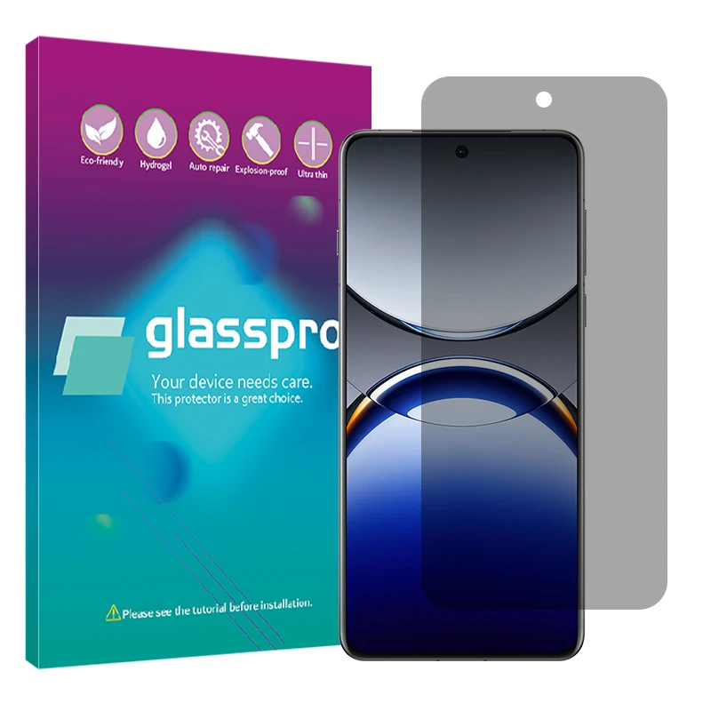 محافظ صفحه نمایش حریم شخصی گلس پرو مدل Resistant مناسب برای گوشی موبایل اوپو Find X8