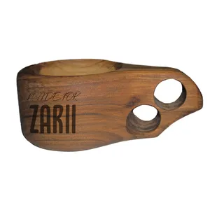 لیوان چوبی مدل زری
