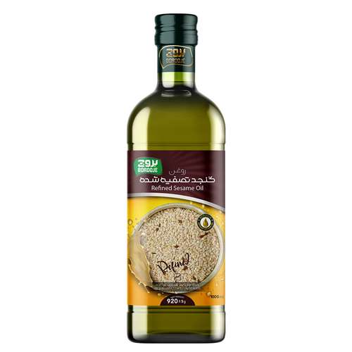 روغن کنجد تصفیه شده بدون بو بروج - 1000 میلی لیتر