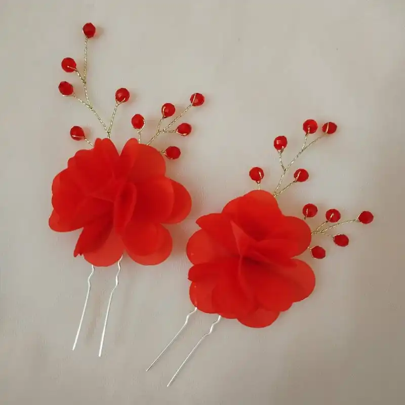 سنجاق مو زنانه مدل شنیون مجموعه دو عددی